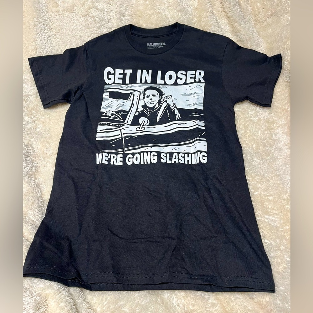 Brand new Unisex black & white Michael Myers (from the original Halloween film)